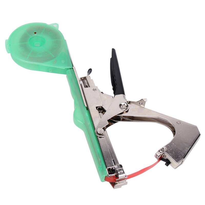 Garden Tools Plant Tying Tape tool Tapener Machine Branch Hand Tying Machine Tape tool Tapener Packing Vegetable Stem Strapping: Green Tapetool