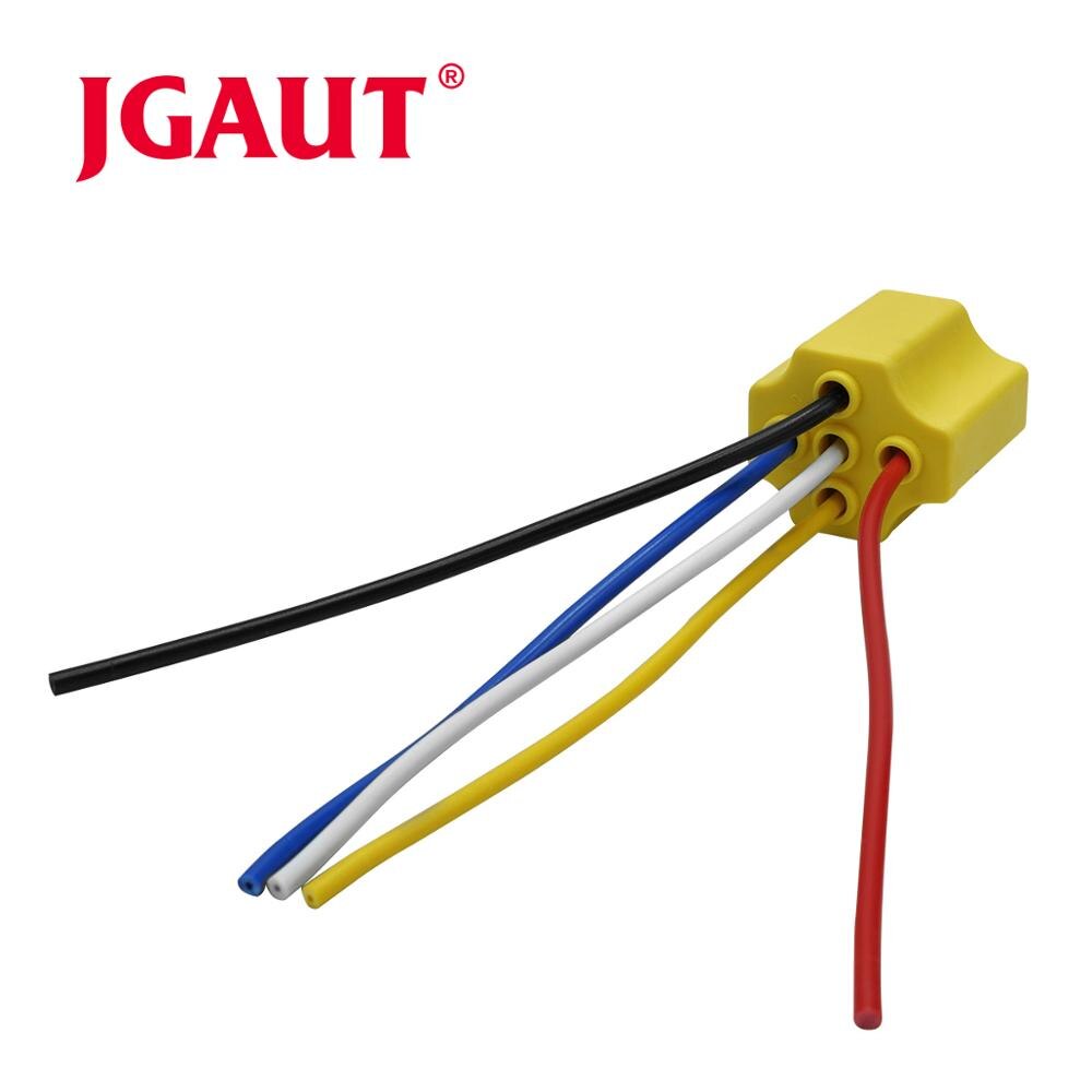 JGAUT Ceramic Relay Car Relay With Wire Waterproof Automotive Relay 12v 24V 4-Pin 5-Pin 40A Car Wiring kit