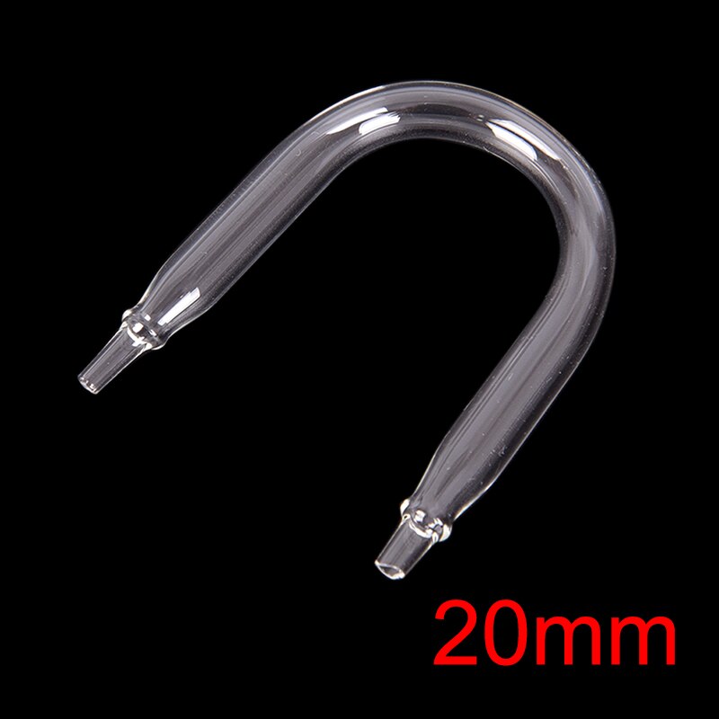Fisketank  co2 diffust glass brikke for  co2 monitor glass checker ph langtidsindikator monitor tester: U form 20mm