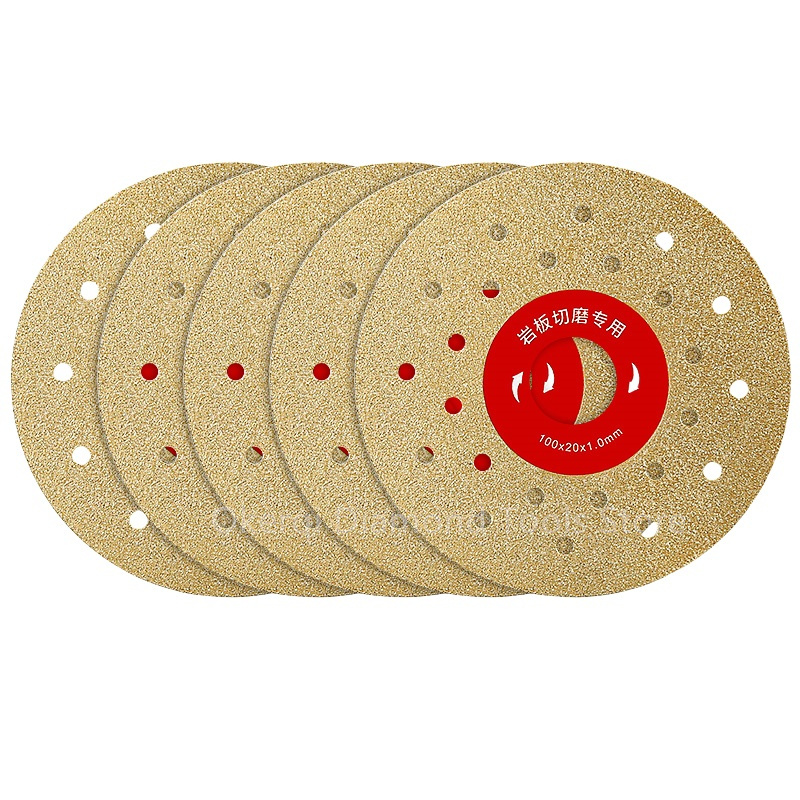 4 tums diamantslipskiva vinkelslipskiva slipskiva keramiska plattor marmor porslin slipskiva bladhjul: Vit