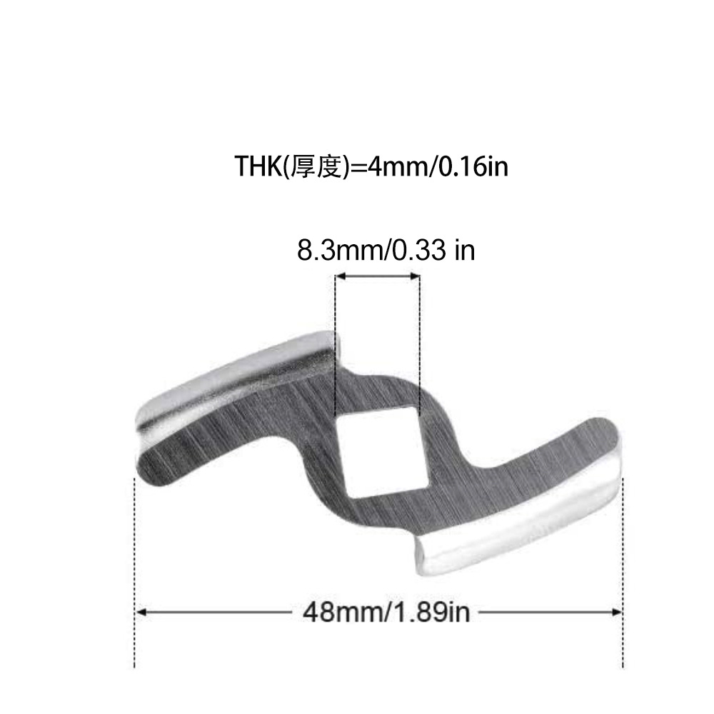 Meat Grinder Pinion Mixer Spare Parts Meat Grinder Knife Stainless Steel Grille for Food Grinder Accessories Kitchen Tool: Light Grey