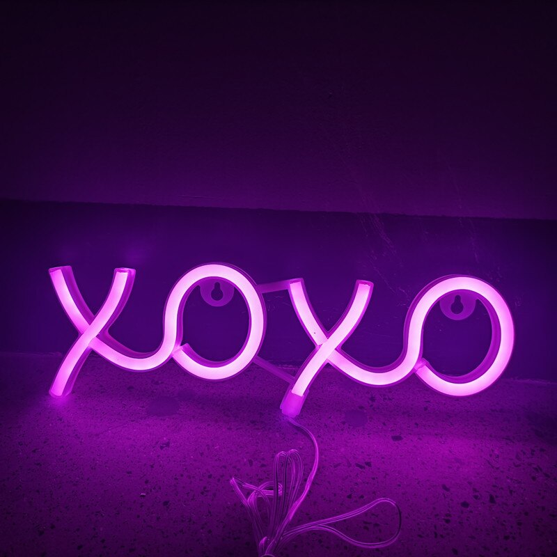 Led Neon Light 5V USB dream Relax Wall Hanging Neon Sign Night Light for Aesthetic Party Bedroom Home Bar Gaming Decoration: Pink 1