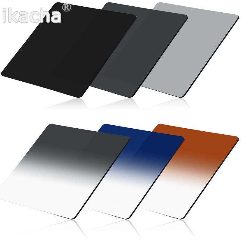 49 52 55 58 62 67 72 77 82mm Ring adapter + Holder + Filter ND2 ND4 ND8 + Graduated Grey Blue Orange Filter for Cokin P Camera
