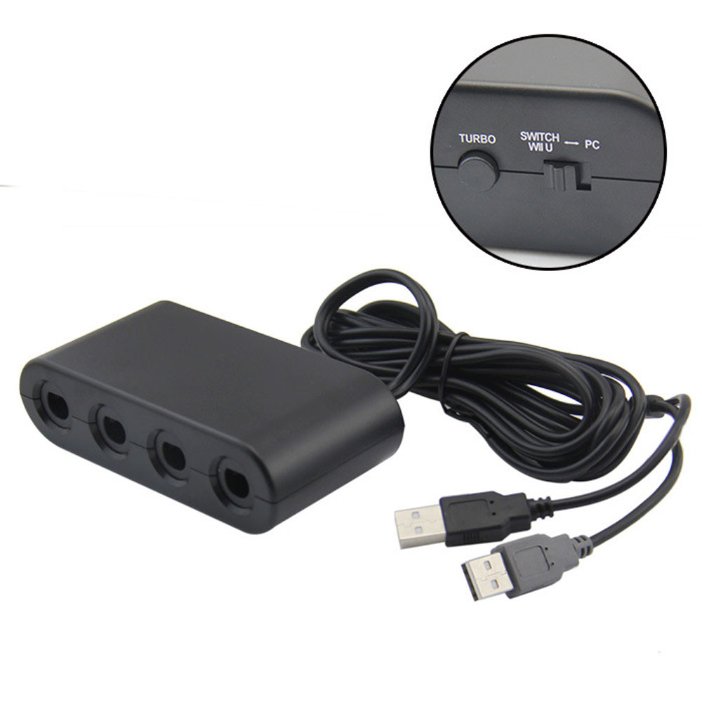 4 poort Voor Nintendo Switch Controller Adapter Converter voor Nintendo
