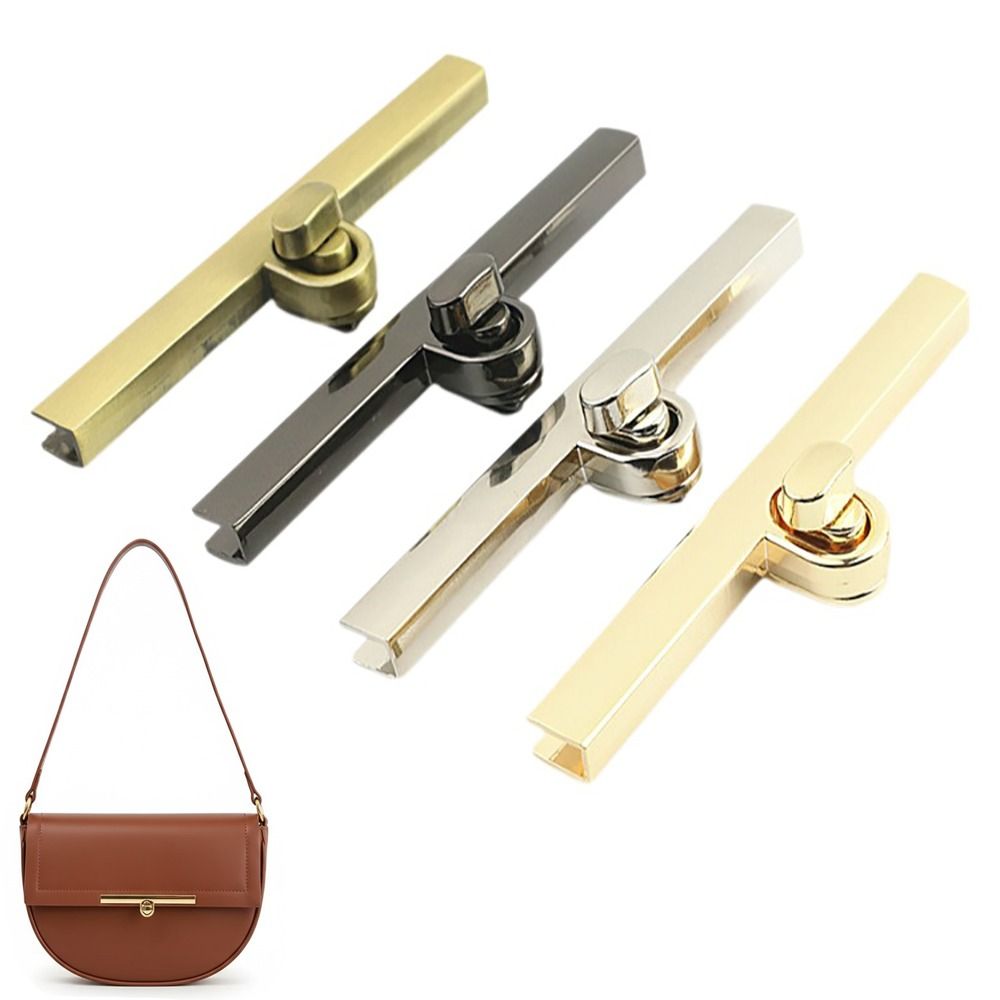 Mode metalen tasgesp goud zilver draaibare sluiting draaislot gesp draaisloten tas maken