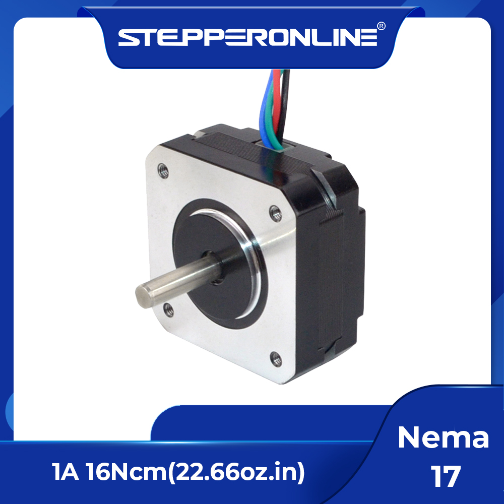 Short Body Nema17 Stepper Motor 20mm 16Ncm 1A Nema 17 Step Motor 42 Motor 4-lead 17HS08-1004S for DIY CNC 3D Printer