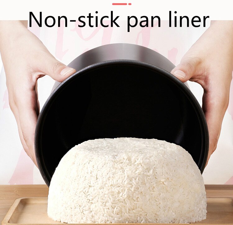 220V 1.6L 300w Multifunction Rice cooker Non-stick coating liner Automatic insulation reheating soup/porridge fit 1-3people