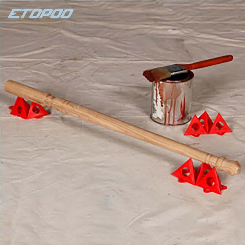 10pcs/Set Woodworking Accessories Wood work Tools Painter's Pyramid Stands Paint Tool Triangle Paint Pads Feet