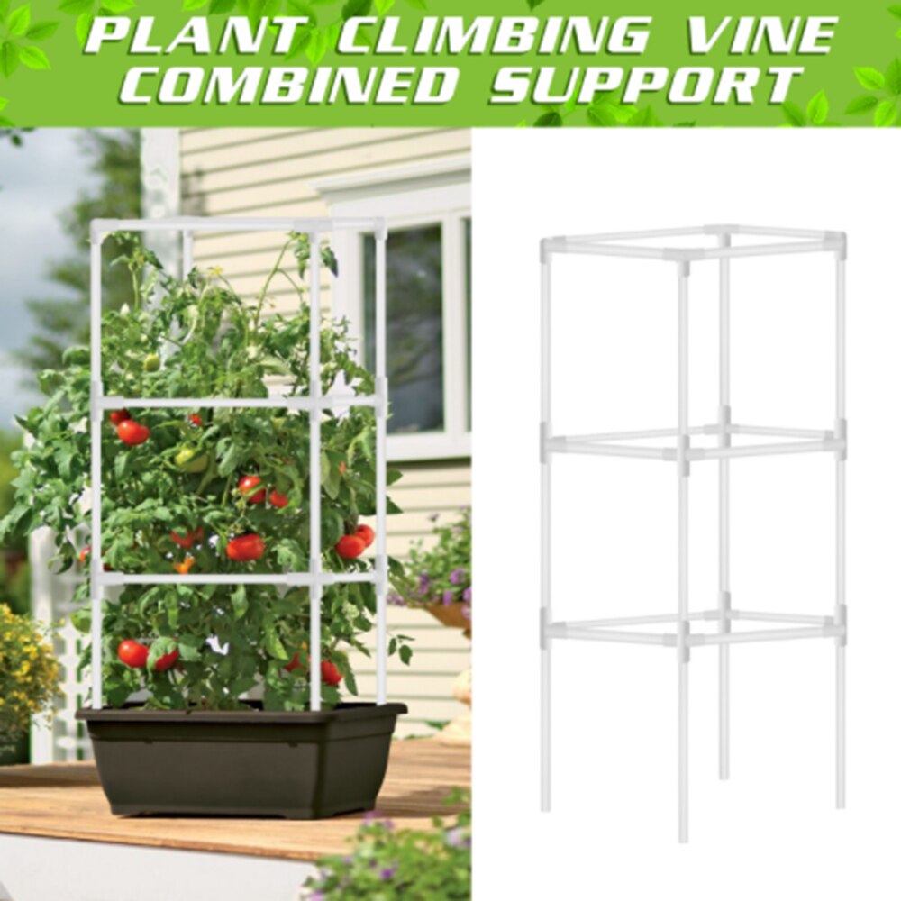 Plant Trellis Assembled Garden Stakes Plant Vegetables Climbing Vine Bracket for Grape Climbing Plants Connectors Plant Stakes