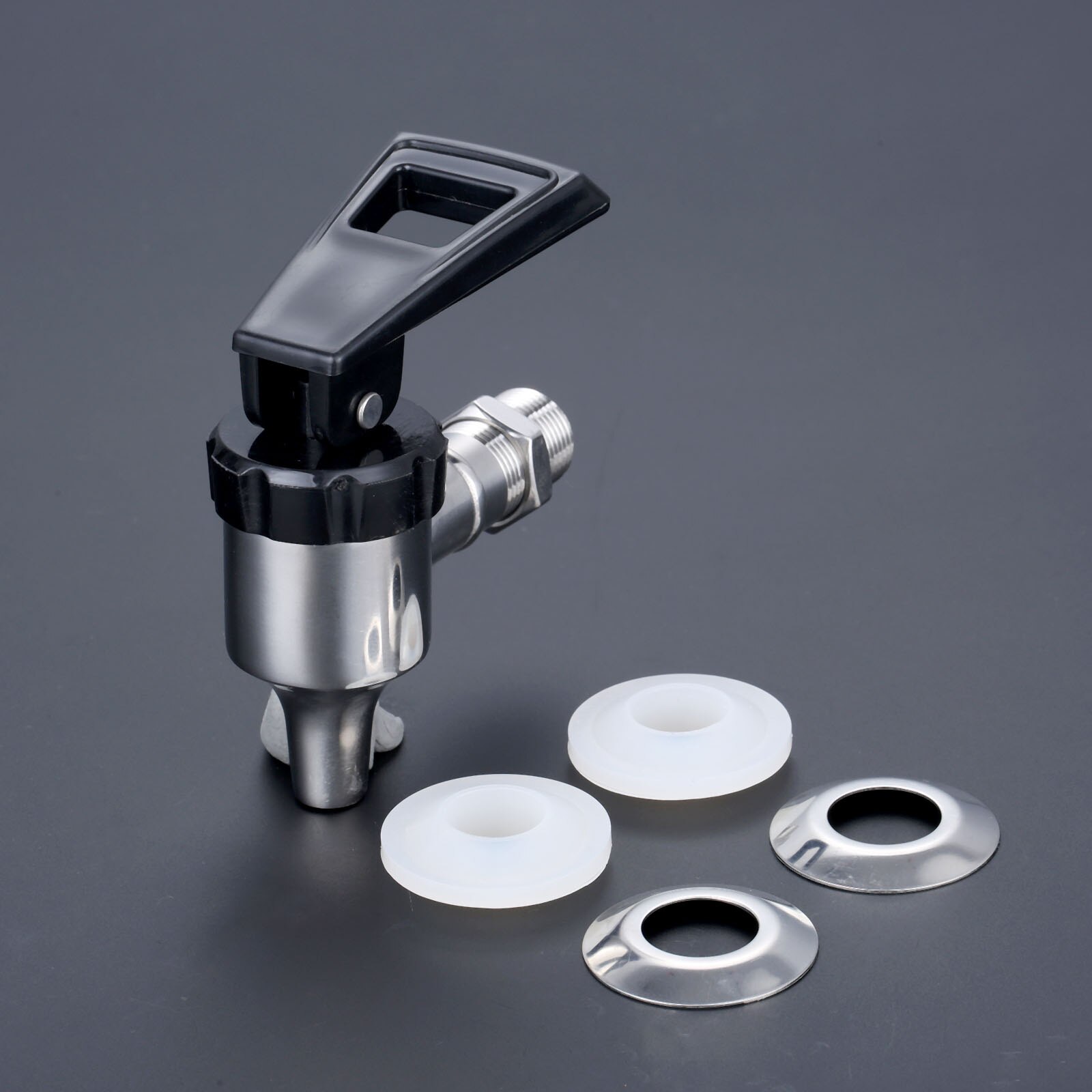 1Pc Tea Water Beverage Tap Faucet Stainless Steel+Plastic Drinks Dispenser Spigot for Juice/Coffee Machine Beer Wine Barrel Tap