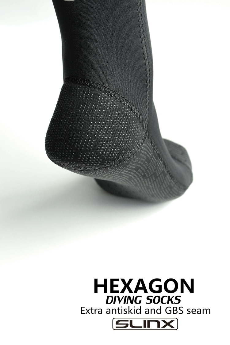Slinx-Calcetines de buceo de 3mm, calcetín de aleta de agua prémium, perfecto para buceo acuático, esnórquel, natación y buceo