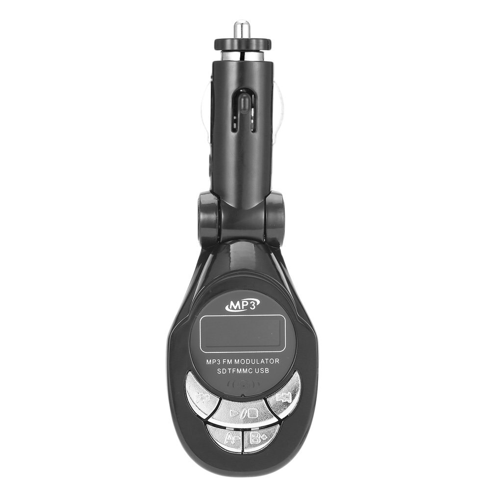 4 in 1 Car Vehicle MP3 Player Wireless FM Transmitter Audio Modulator USB CD MMC with Remote Control FM Radio APE Touch Tone: Default Title