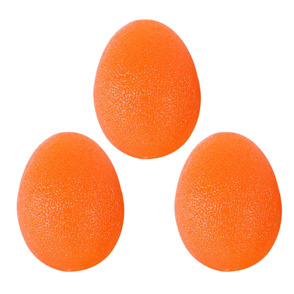 3PC Silikon Griff Bälle Hand Therapie quetschen Linderung betonen Ball Hand Handgelenk-stärkungsmittel-Ball Ball Weiche Gel betonen Bälle: Gold