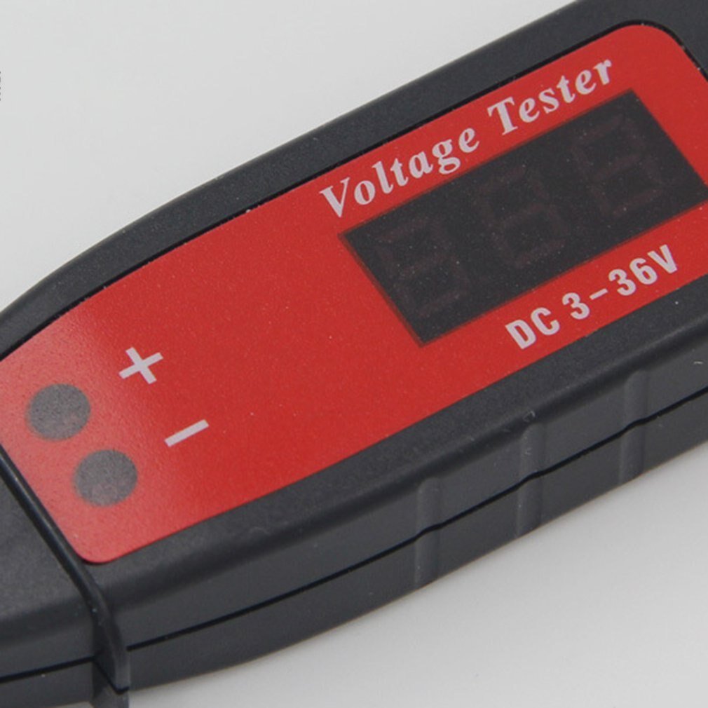 Car Repair Special Test Pencil Digital Display Car Voltage Detection Pen Test Light Automotive Circuit Test Pen Test Light
