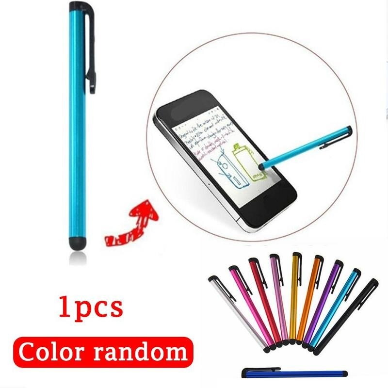 1pcs Mobile Phone Strong Compatibility Touch Screen Stylus Ballpoint Metal Handwriting Pen Suitable For Smart Cell Tip Pen