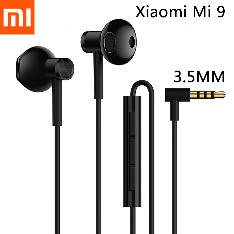 Xiaomi-auriculares Mi 9 Hybrid DC Seo, auriculares internos de 3,5mm con micrófono y Control por cable para Mi 10 Lite Note 10 Pro, Redmi Note 9s, 8, 9 Pro