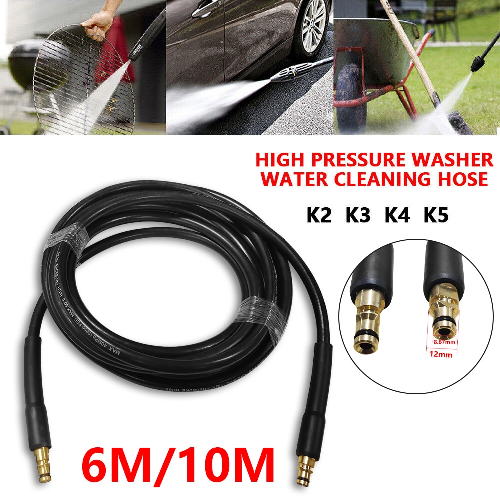 Hogedrukreiniger Slang Pijp 6/10 Meter Auto Wasmachine Water Schoonmaken Extension Slang Waterslang Voor Karcher Hogedrukreiniger