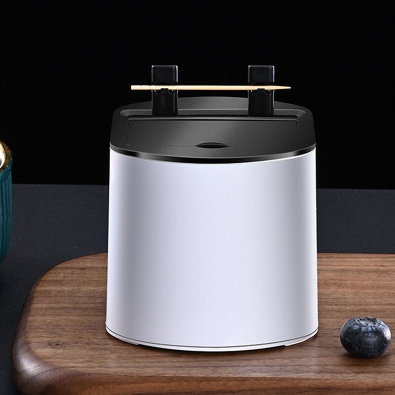 Intelligent Sensor Toothpick Box Automatic Pop-up Smart Sensor Toothpick Dispenser for Home Hotel Can Hold