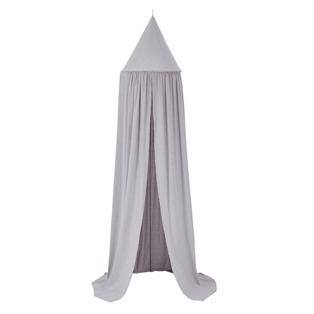 Prinses Meisjes Bed Canopy Ronde Dome, Opknoping Spelen Tent Voor Kinderen Bed, Kinderen Spelen Tent Kasteel, lezen Nook: Gray