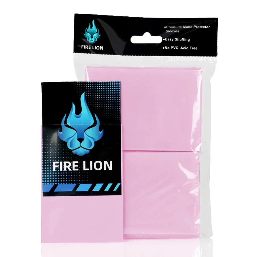 62x89mm 100PCS/Set Solid Matte Trading Card Sleeves Top Loading Japanese Size Card Protector for YGO