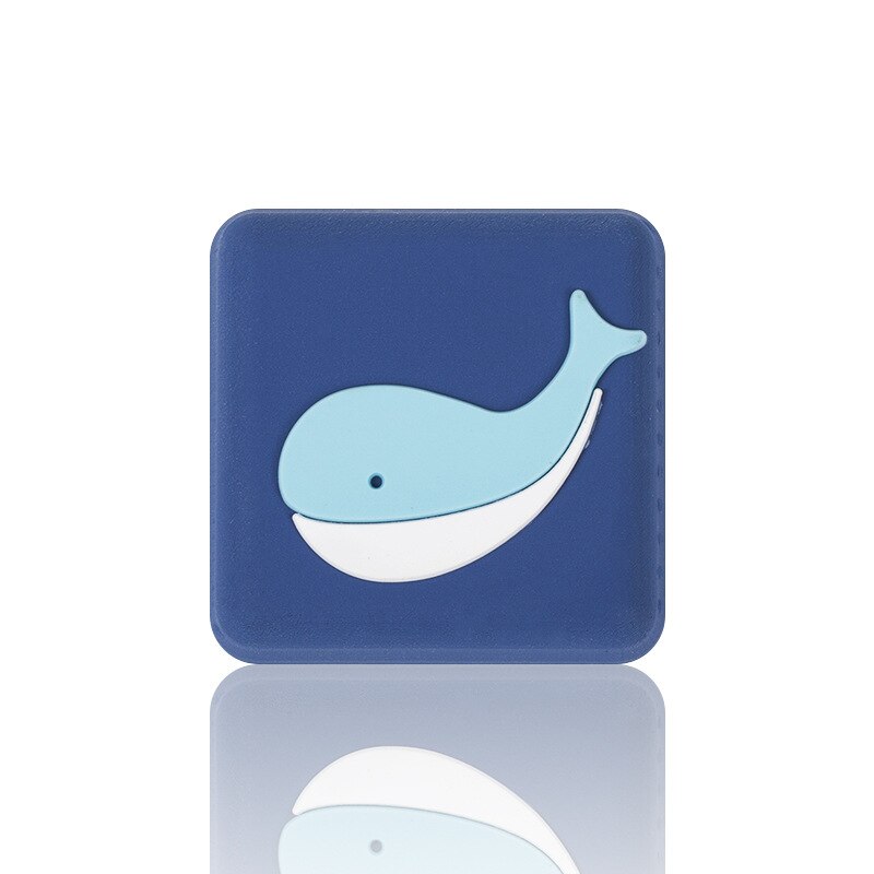 silicone anticollision pad cartoon mute thickened wall door handle anti-collision pad door safe insurance protection sticker: Light Grey