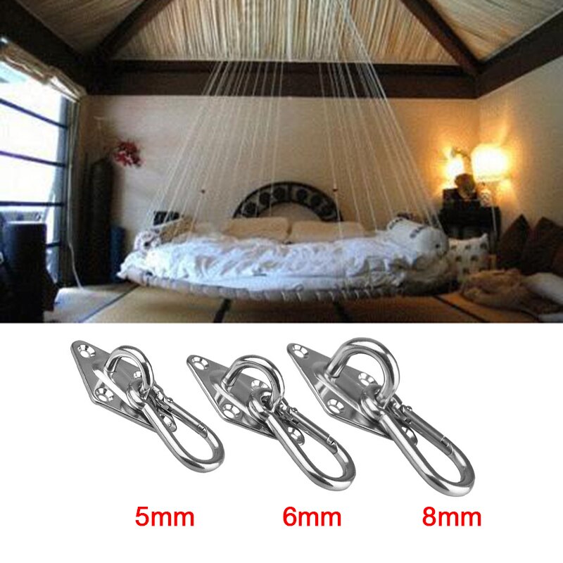 1PC Ceiling and Wall Hanging Hardware Accessory 304 Stainless Steel Eye Hook