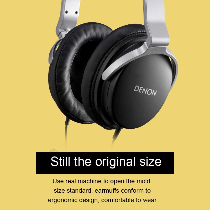 Ersatz Schaum Ohr Pads Kissen Ohrpolster Abdeckung Reparatur Teile Für Edifier H840 H850 für Denon Ah-D1100 kopfhörer polsterset