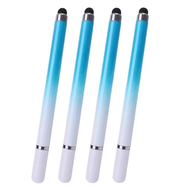 Lápiz óptico Universal 2 en 1 para tableta, lápiz capacitivo de dibujo para teléfono móvil, IPad, teléfono móvil, tableta, lápiz táctil capacitivo: green