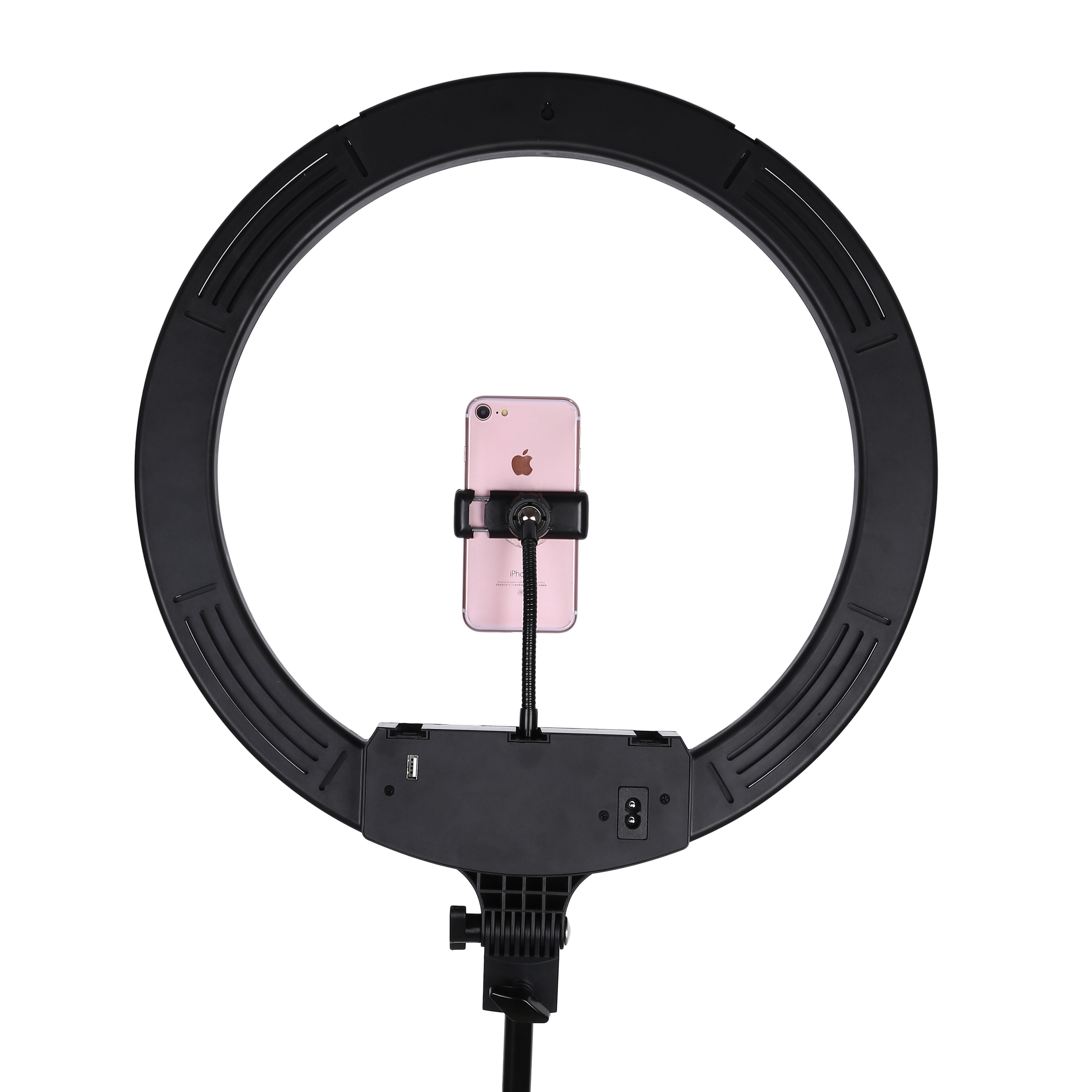 Foto Studio beleuchtung 18 zoll LED Ring Licht Touch Control Fotografie Dimmbare Ring Lampe Keine stativ für Porträt, make-up, Video