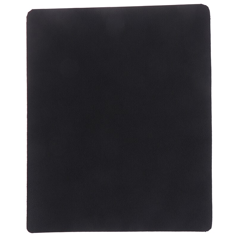 Anti-slip Mouse Pad Leather Gaming Mice Mat Desk Cushion Universal Comfortable For Home Office Laptop PC: BK