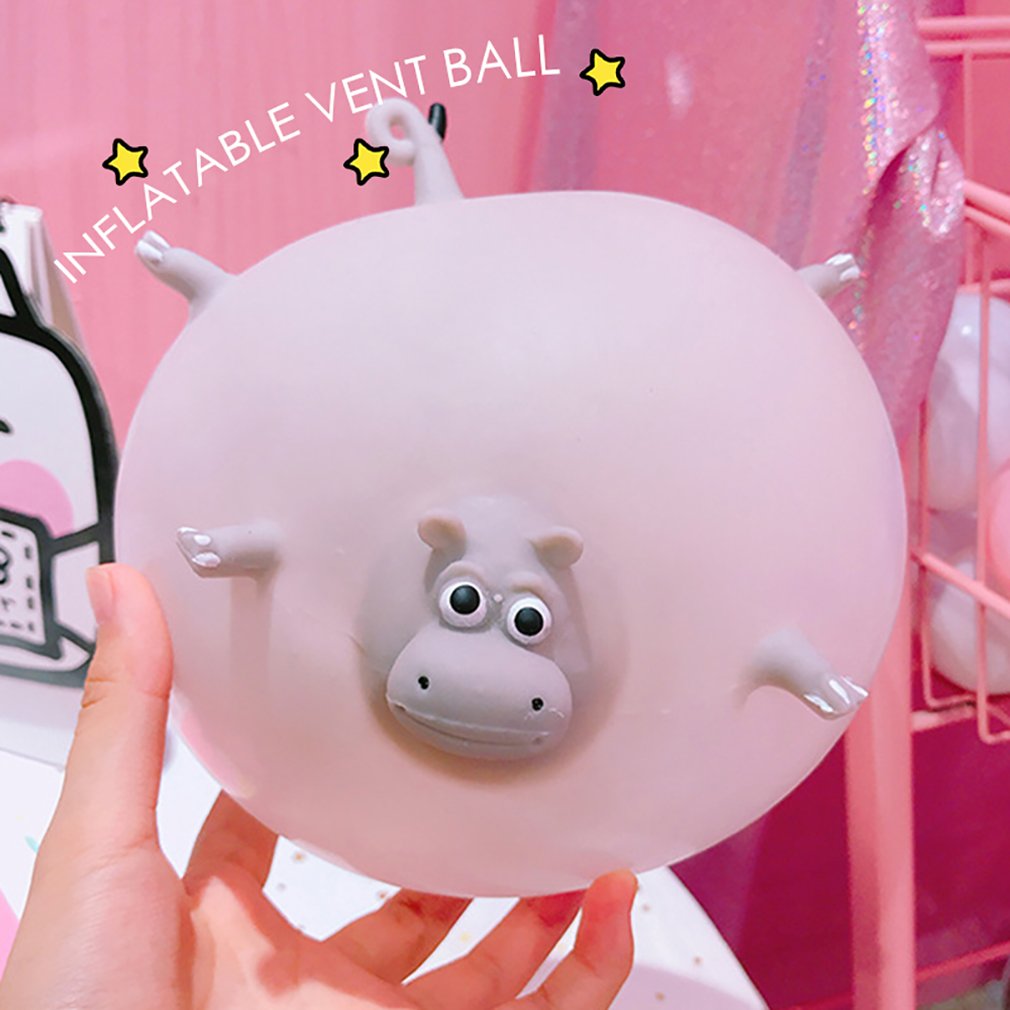 TPR blasen tier welle ball tpr tier pat ball weiche gummi aufblasbare ball spielzeug