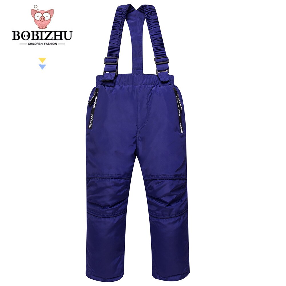 Factory Direct Children's down Overall Children's Clothing Warm Baby One-Piece Outer Wear Baby Overall Winter Style: Blue / 6T
