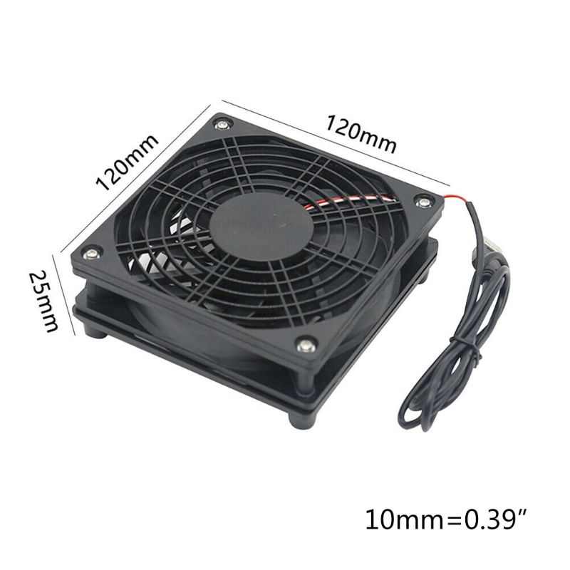 Diy Koelventilator DC5V Usb Power Silent Fan Cooler Voor Router Tv Box Radiator Elektronische Apparatuur Kits
