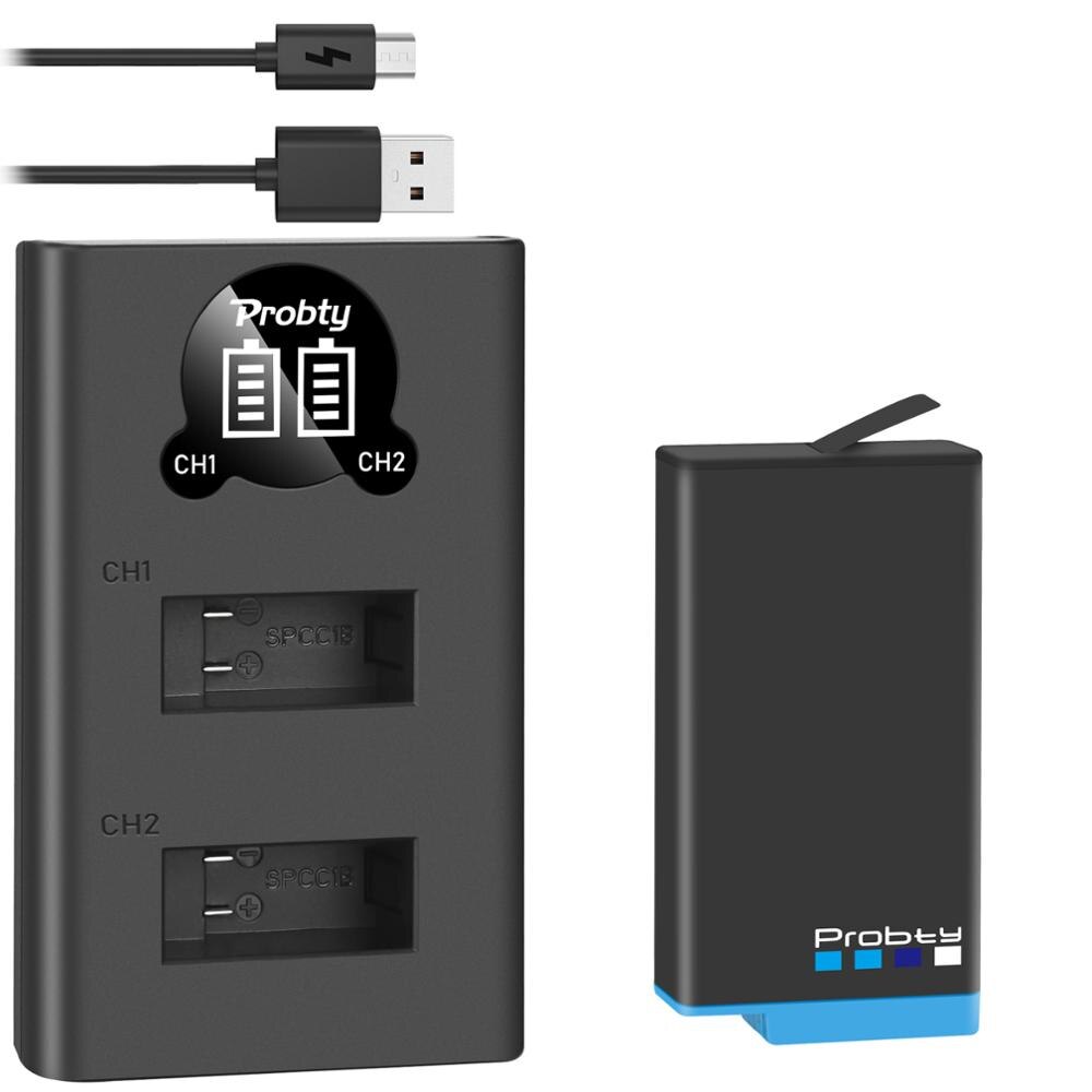 1680mAh Batterie Für GoPro Max Akku + LED Ladegerät 360 Panorama Aktion Kamera Zubehör: 1BatteryWithCharger