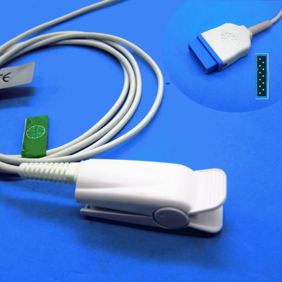 Long cable AWT adult finger clip spo2 sensor for GE dash2500 dash1800 nellcor oximax patient monitor: Adult NK Finger Clip