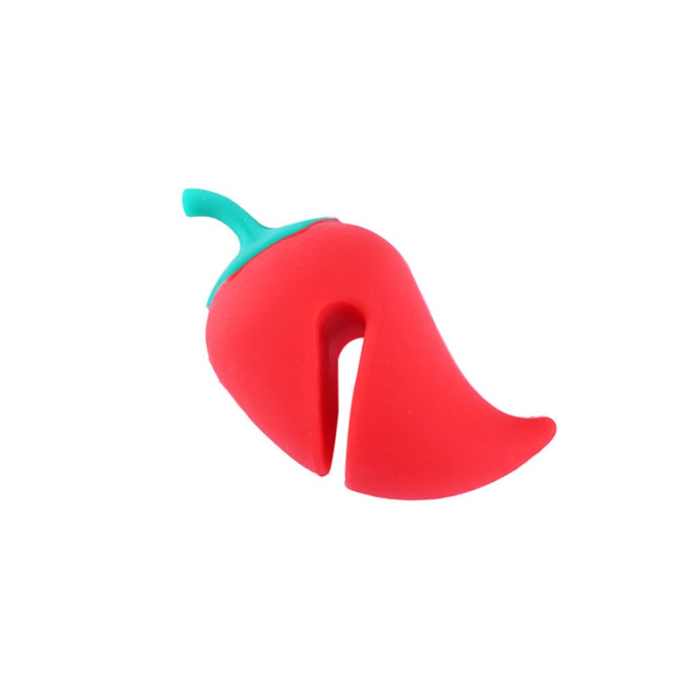 Silicone World 1PC Spill-proof Lid Lifter For Soup Pot Lid Stand Silicone Heat Resistant Holder Keep The Lid Open Kitchen Tools: Silver