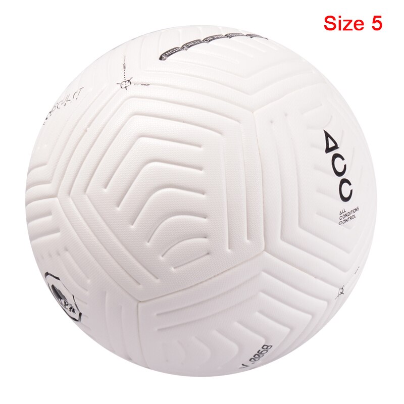 Soccer Balls Official Size 5 Size 4 Premier Seamless Goal Team Match Ball Football Training League futbol bola: 21-White Size 5