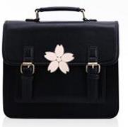 Japanse harajuku-stijl dames handtassen handtassen pu preppy tassen schooltassen: 2