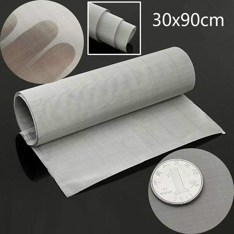 1pcs 304 stainless steel 100 mesh braided wire stainless steel shielding filter plate 30x90cm