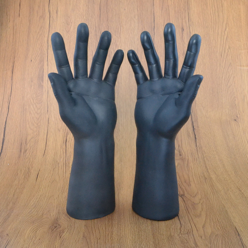 Een Paar Man Mannequin Hand Voor Handschoen Display