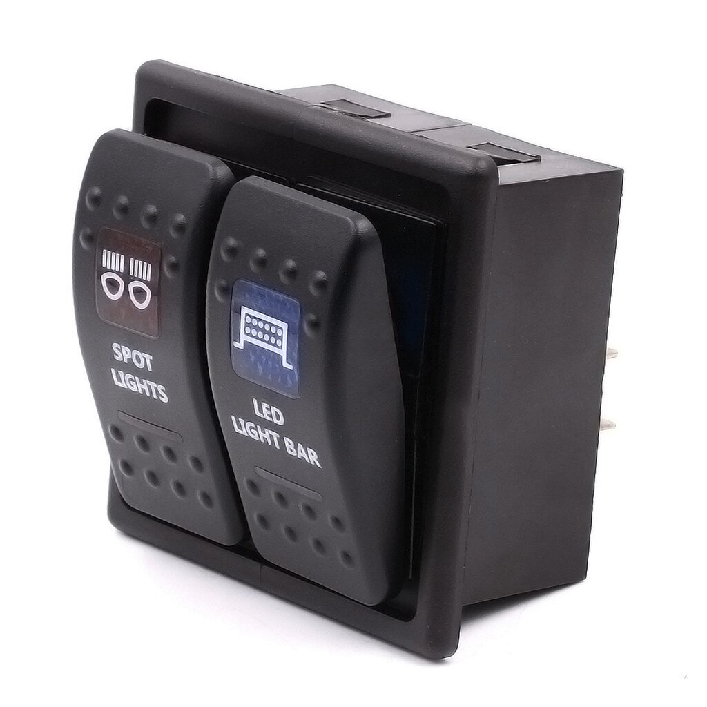 switch fixing frame Car Boat Rocker Switch Clip Panel Patrol Holder High And Low Temperature Resistent Switch Fixed Box 1-8 Hole