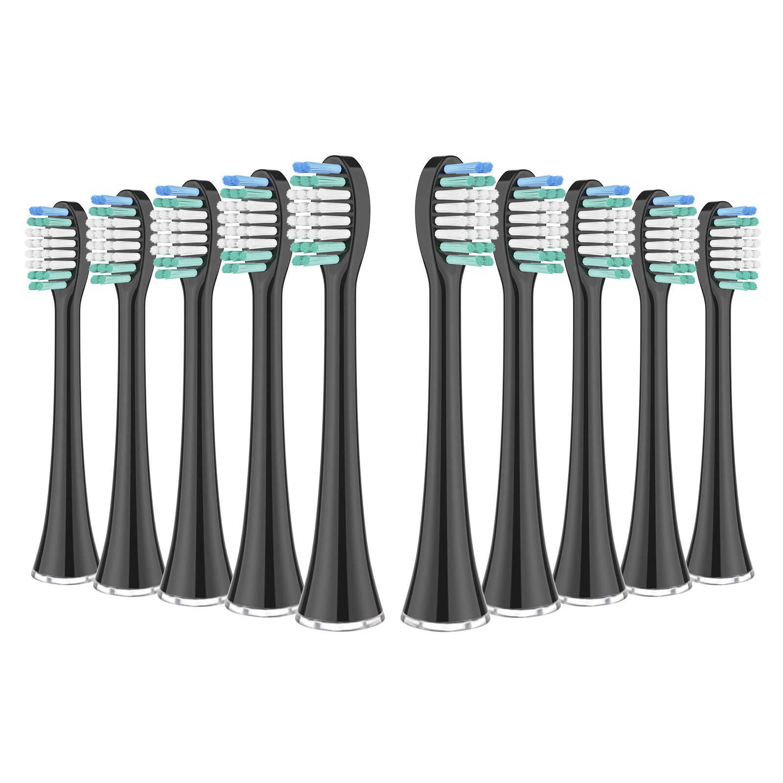 Cabezales de cepillo de dientes para Aquasonic Black Series Pro Vibe Series Duo Pro Series cabezales de cepillo de dientes eléctrico cerdas de repuesto: Oro