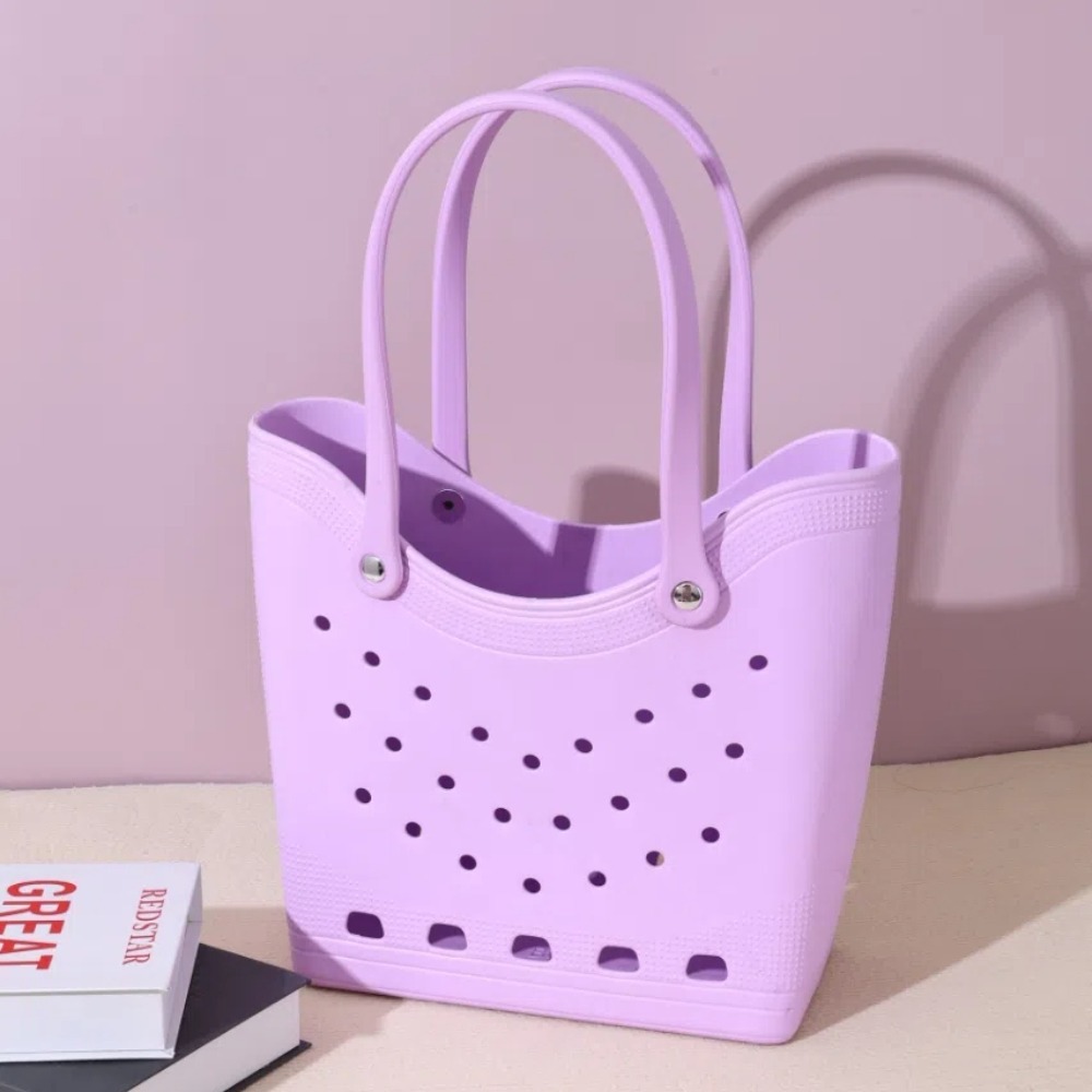 Torba z dziurami Duża pojemność Modna damska torba na zakupy Kosz Torba na zwierzęta Torba plażowa EVA Minimalistyczna torba na zakupy na zewnątrz: Jasne