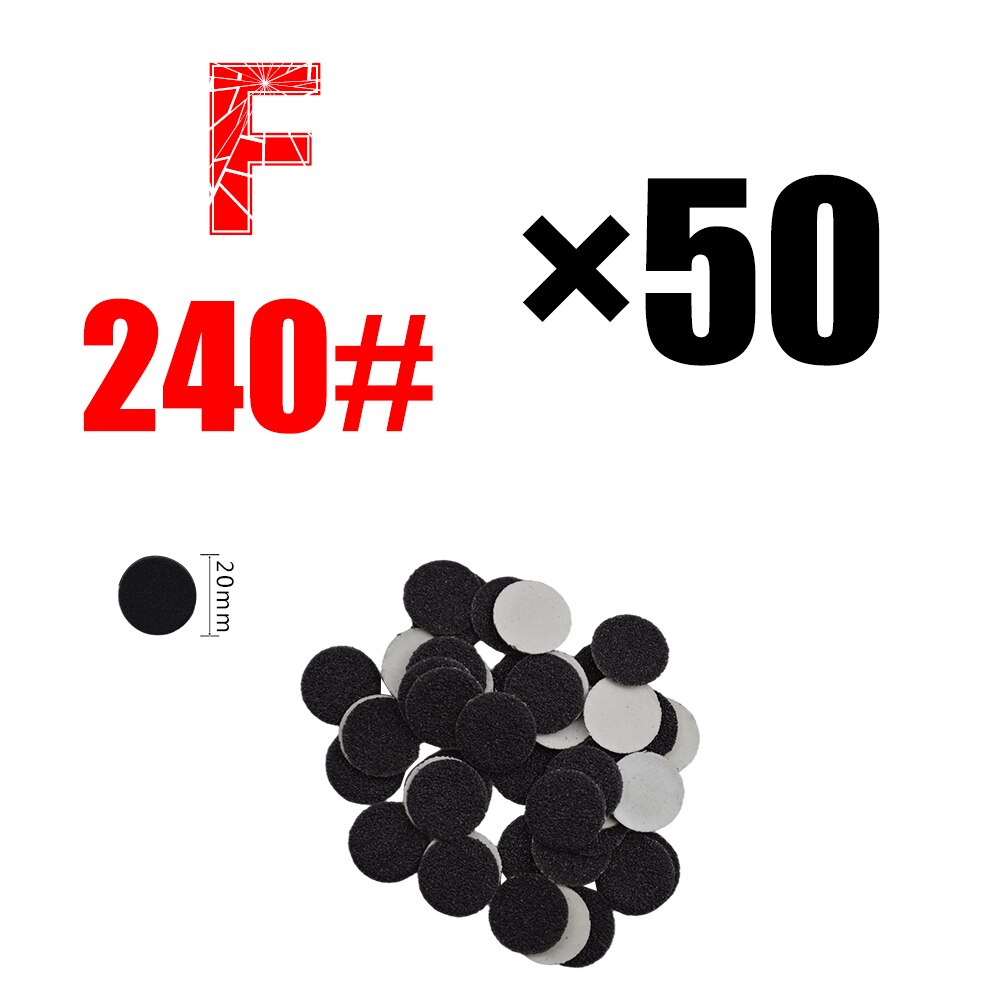 Edelstahl-Schleifpapier, 15 mm, 20 mm, 25 mm, Metallscheibe, Pediküre, rotierender Grat, Füße, Feile, Hornhaut, Schleifpapier, Nagelbohrer: Grau