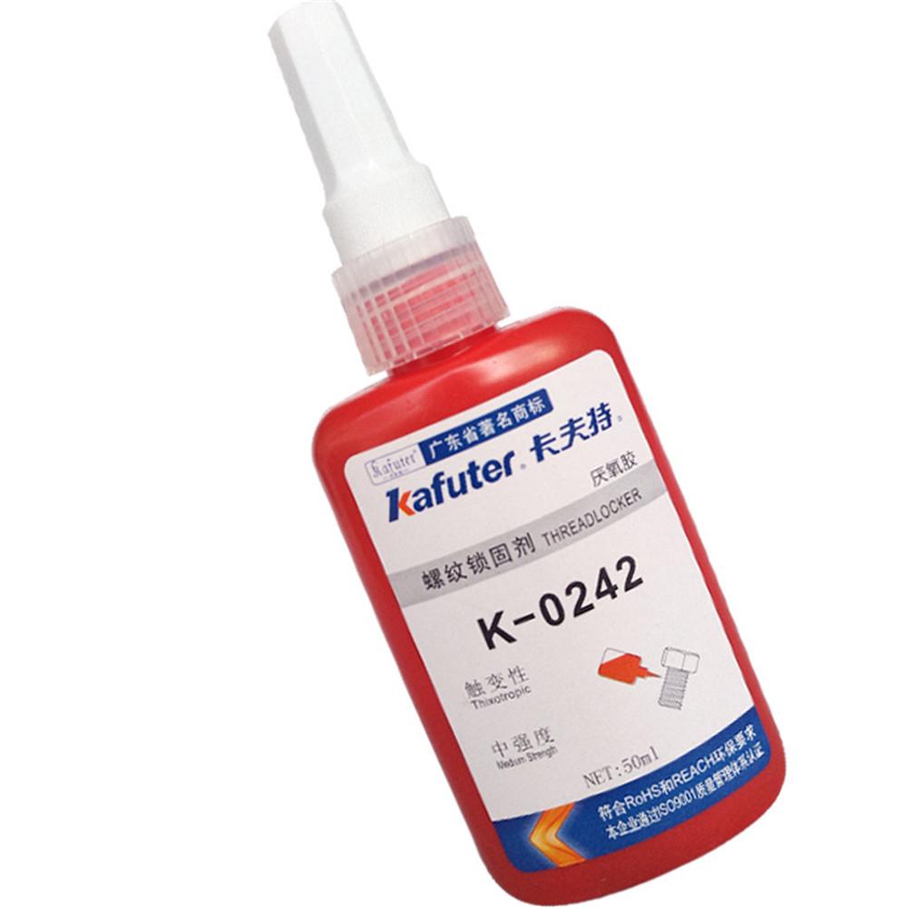 50ml K-0242 Liquid Glue Blue Anaerobic Adhesive Removable Sealant Thread Super Glue For Metal Surfaces And Screw