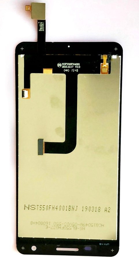 5.5 '' originalt hvidguld på lager til cubot  x15 lcd-skærm+touch screen digitizer samling nsf 550 fh 4001 x 15 + værktøjer