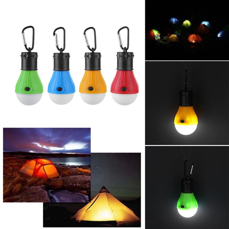 Lanterna portátil tenda luz led lâmpada de emergência à prova dwaterproof água pendurado gancho lanterna para acampamento 4 cores uso 3 * aaa