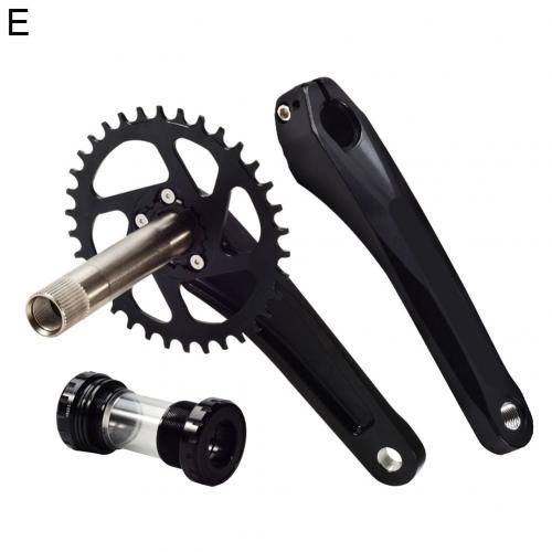 Vélo de route pédalier vtt vélo 170mm pédalier manivelle 32/34/36/38T pignon 9-11mm vitesse Compatible accessoires de vélo: E