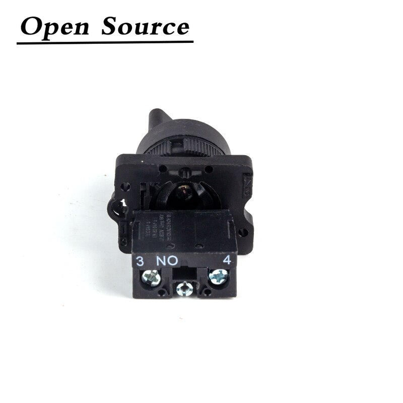 22mm xb2-ed21 xb2-ed33 selvlåsende/låsende knottbryter 10a/600v 2 posisjoner 3 posisjonsvalgknappbryter