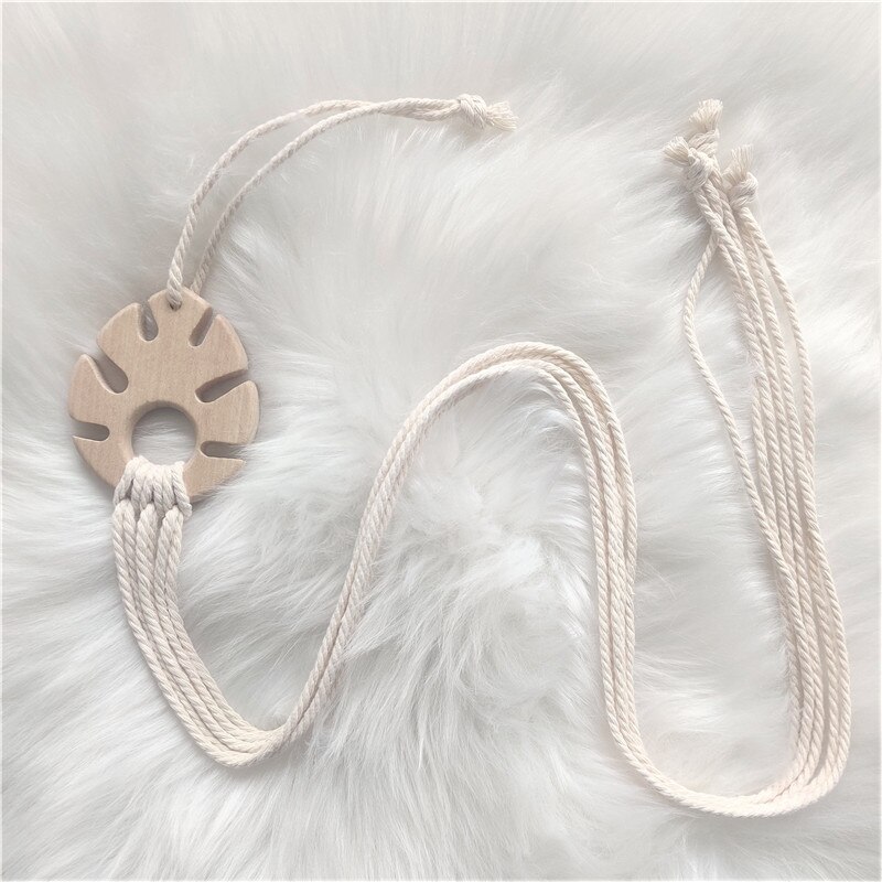 Ins Nordic Houten Baby Haar Clips Houder Katoen Touw Kids Meisjes Haarspeld Opslag Riem Foto Organizer Strip Muur Opknoping Ornament